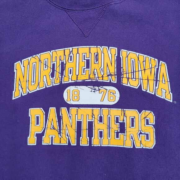 Vintage Northern Iowa Panthers Sweatshirt XL 26x26 Baggy Y2K - Picture 12 of 12